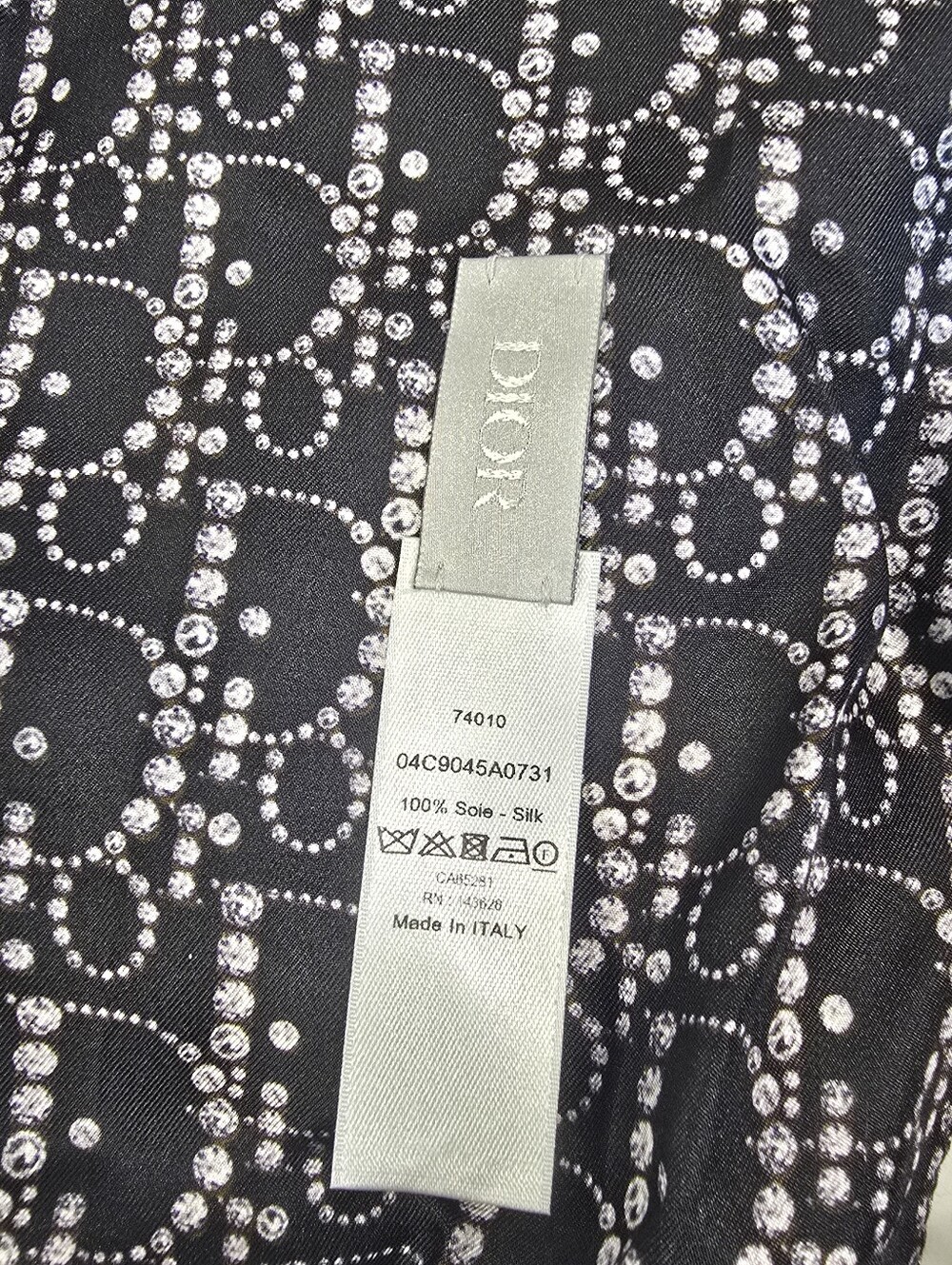 Dior Silk Scarf/Neckerchief with Bracelet - Picture 8 of 13